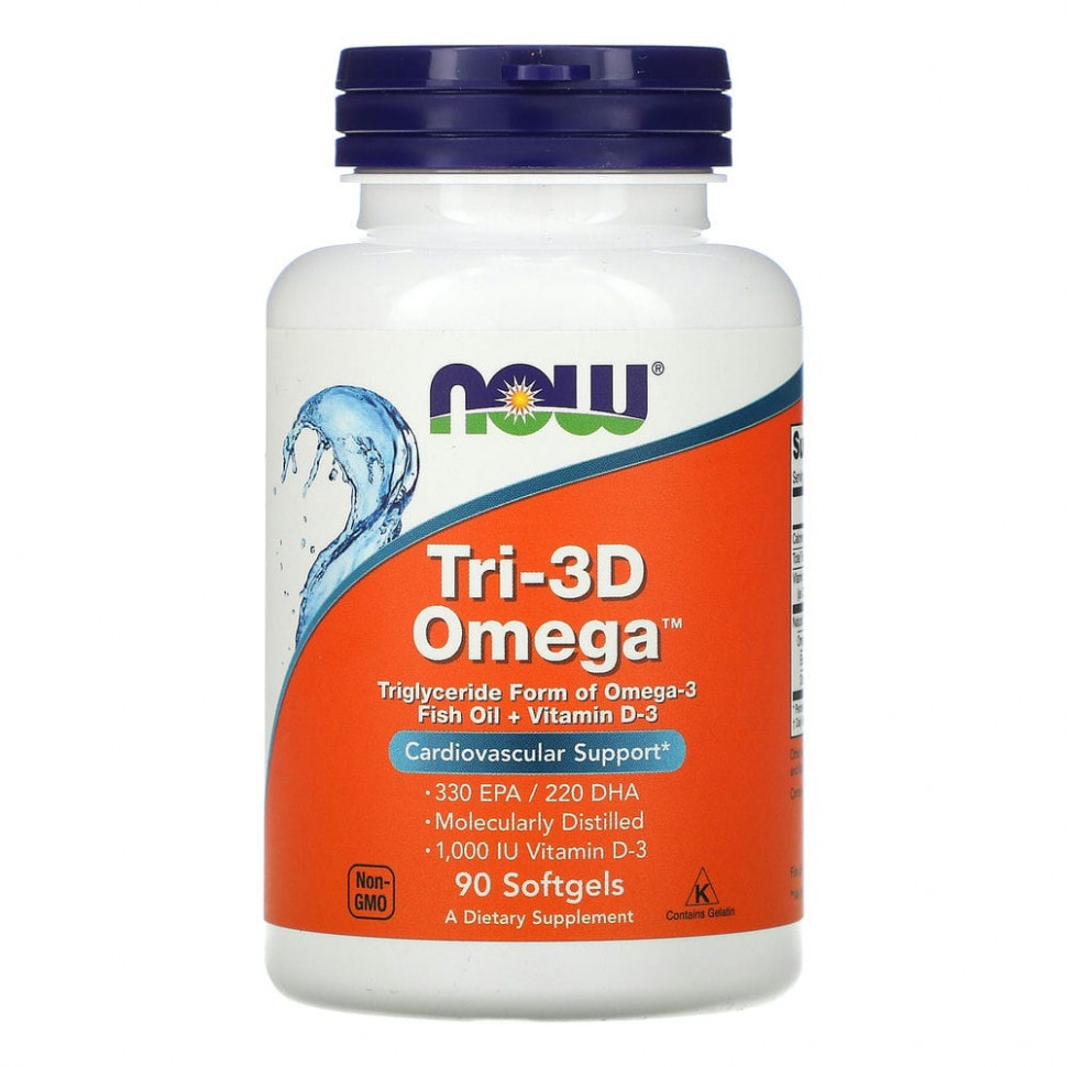 NOW Foods, Tri-3D Omega,   -3, 330  / 220 , 90     , -, 