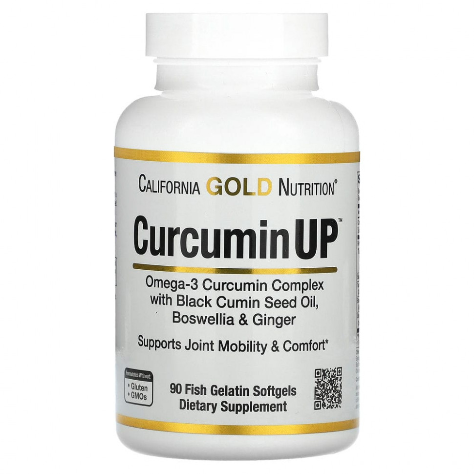California Gold Nutrition, Curcumin UP,   -3  ,       , 90        , -, 