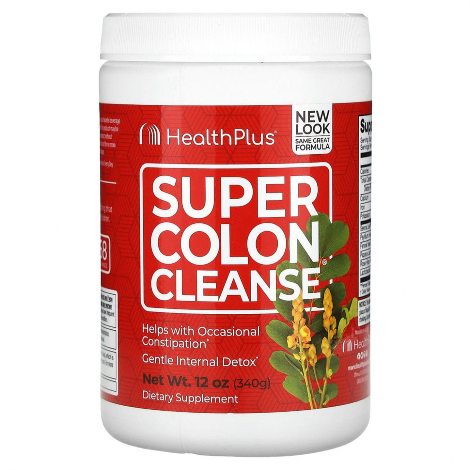 ���������� Health Plus, Super Colon Cleanse, ��� �������� ������� �����, 340 � (12 �����)  Iherb (������)