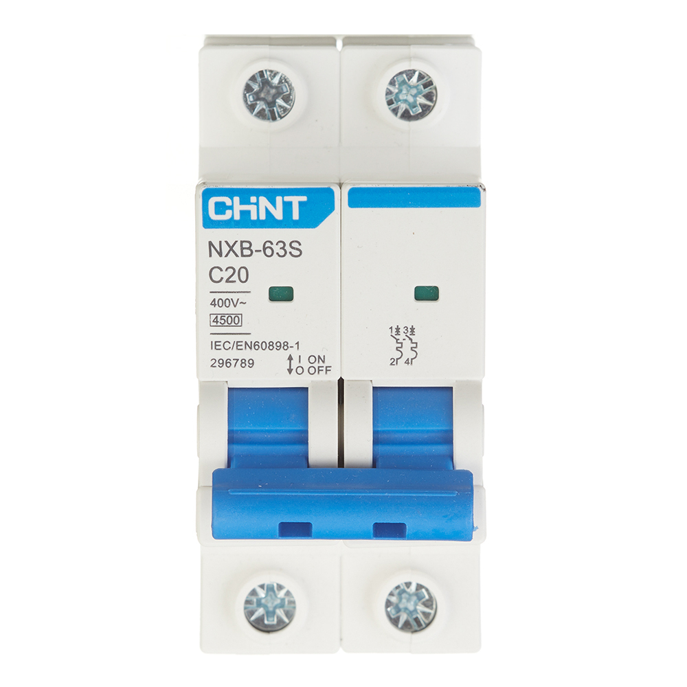 ���������� �������������� ����������� ��������� Chint NXB-63S 2P 20� ��� C 4,5 �� 400 � (296789 Chint)  
