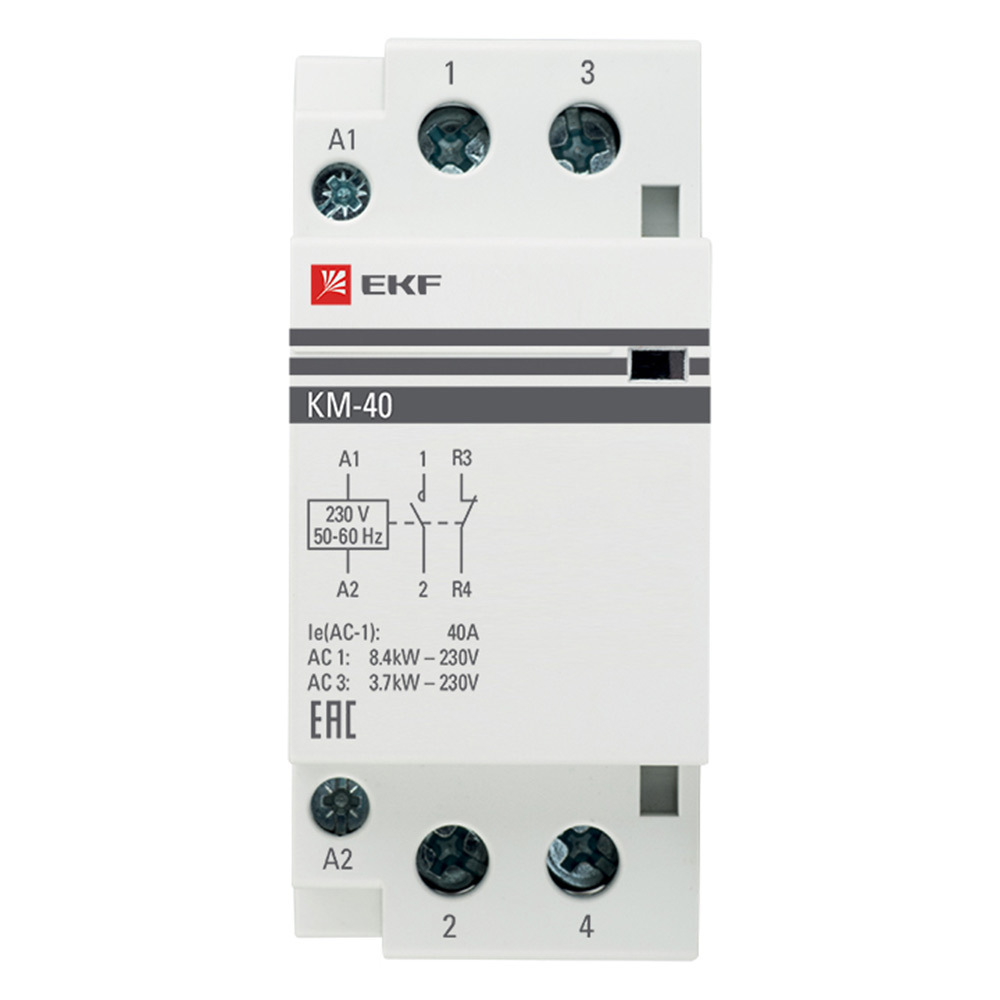 ���������� ��������� ��������� EKF PROxima �� 230-400 � 40 � ��� AC 1��+1�� (km-2-40-11)  