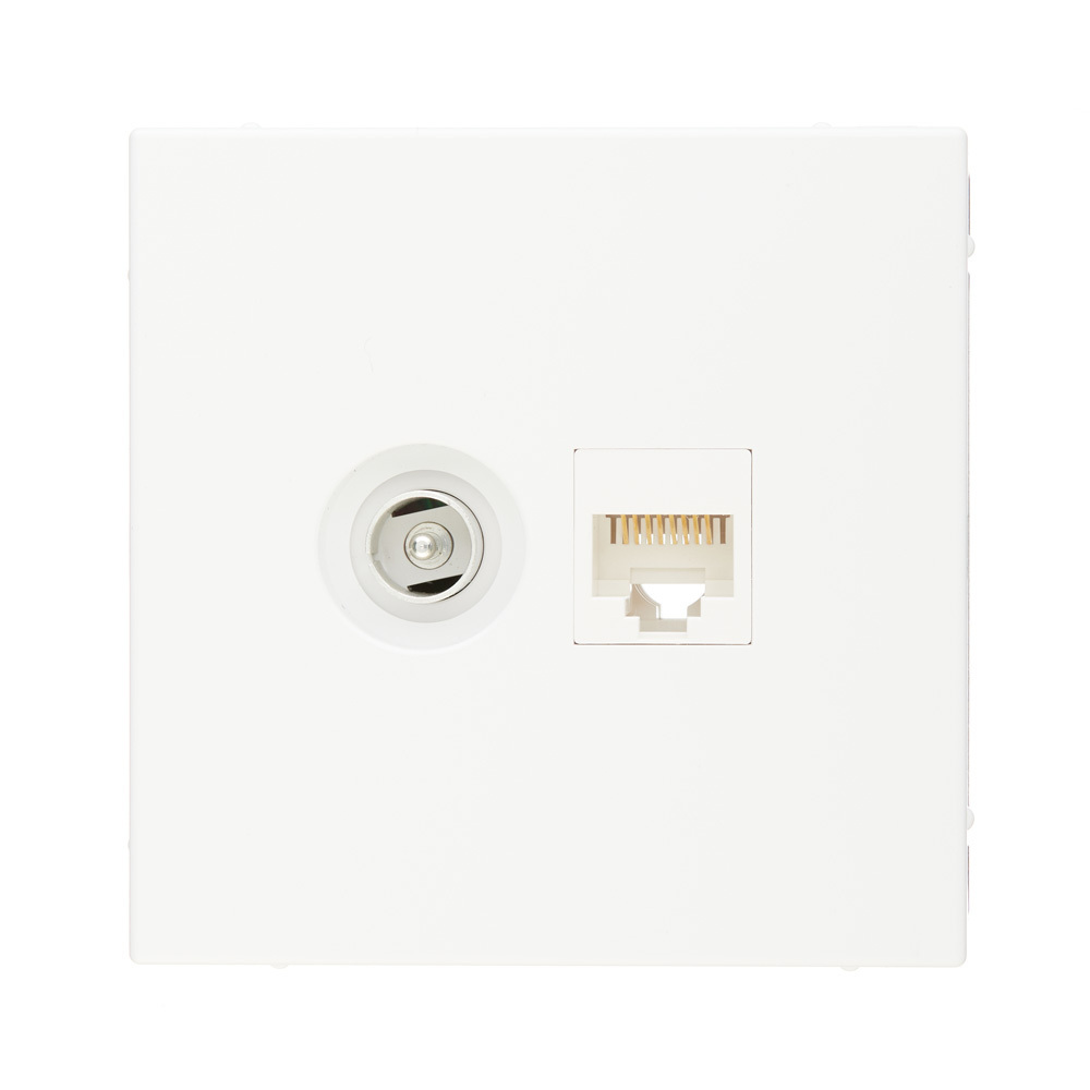 ���������� ������� �������������/ ������������ Systeme Electric ArtGallery ������������ ����� TV/ RJ45 (GAL000189)  