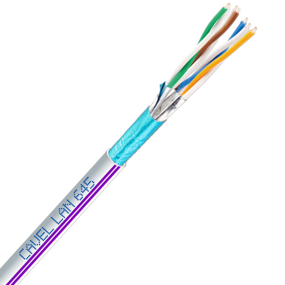 ���������� ��������-������ (����� ����) F/FTP CAT6a LAN 645 4�2�0,57 �� �������������� Cavel �����  