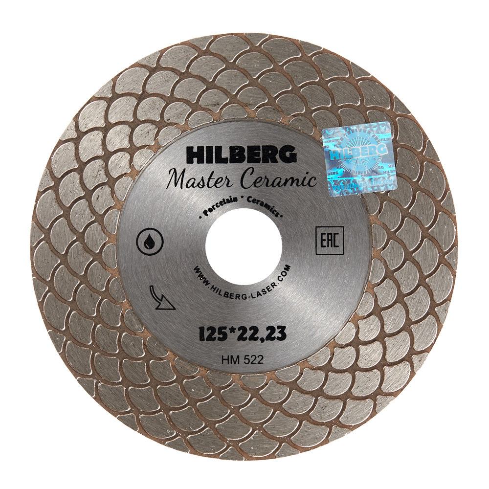���������� ���� �������� �� ������������� Hilberg Master Ceramic 125�22,2�1,6 �� ����� ������ ��� (HM522)  