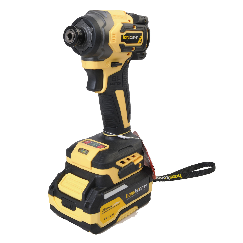 ���������� ��������� ������� �������������� ����������� Hanskonner HCD20280BLC 18 � 4 �� Li-Ion 1 ��� � ��  