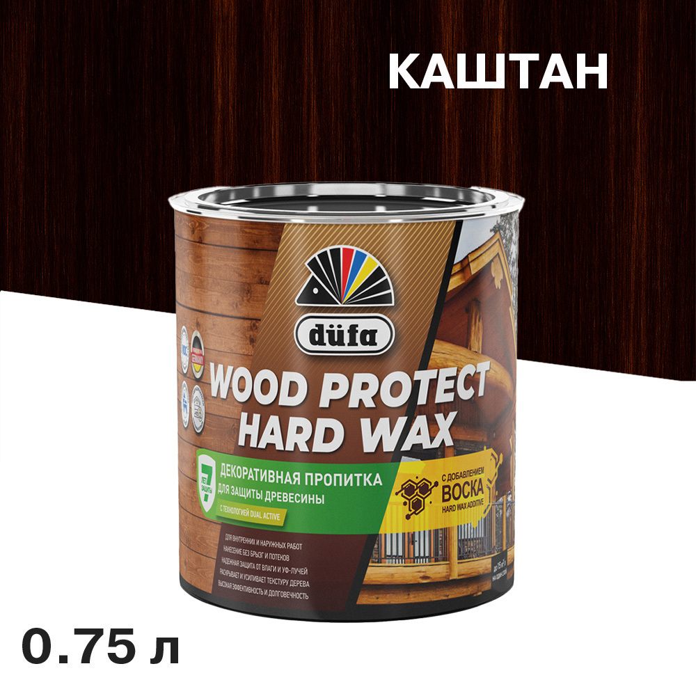 ���������� ���������� Dufa Wood Protect Hard Wax ������������ ��� ������ ������ 0,75 �  