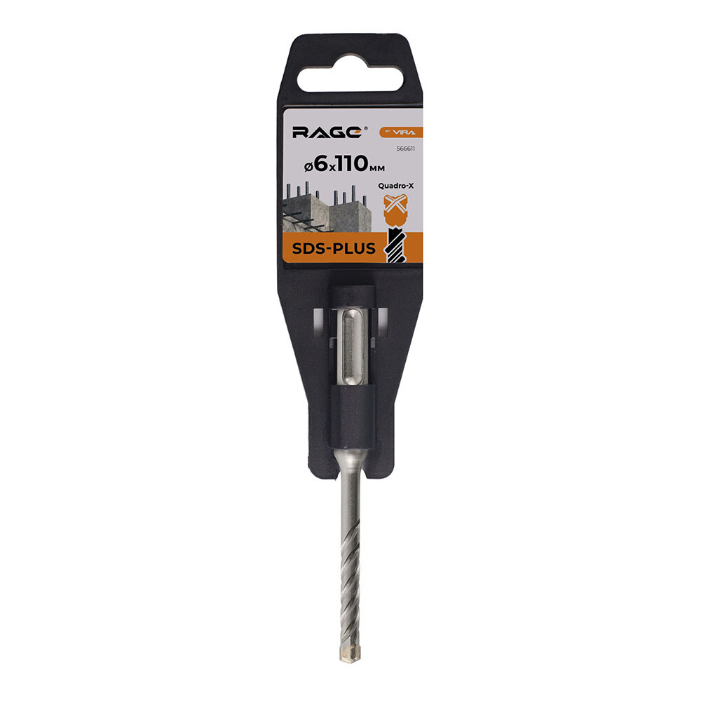 ���������� ��� SDS-plus Rage Quadro-X 6�110 �� (566611)  