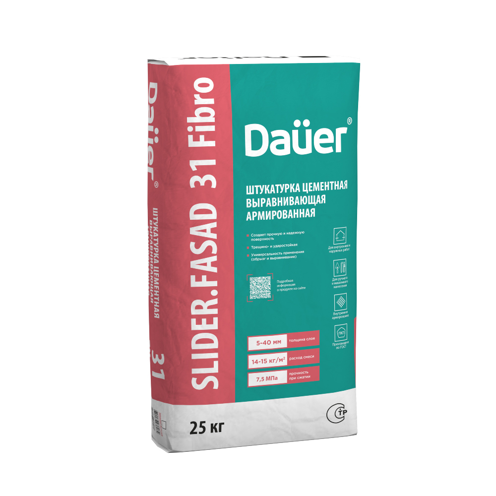 ���������� ���������� ��������� Dauer Slider Fasad 31 Fibro ������������ 25 ��  
