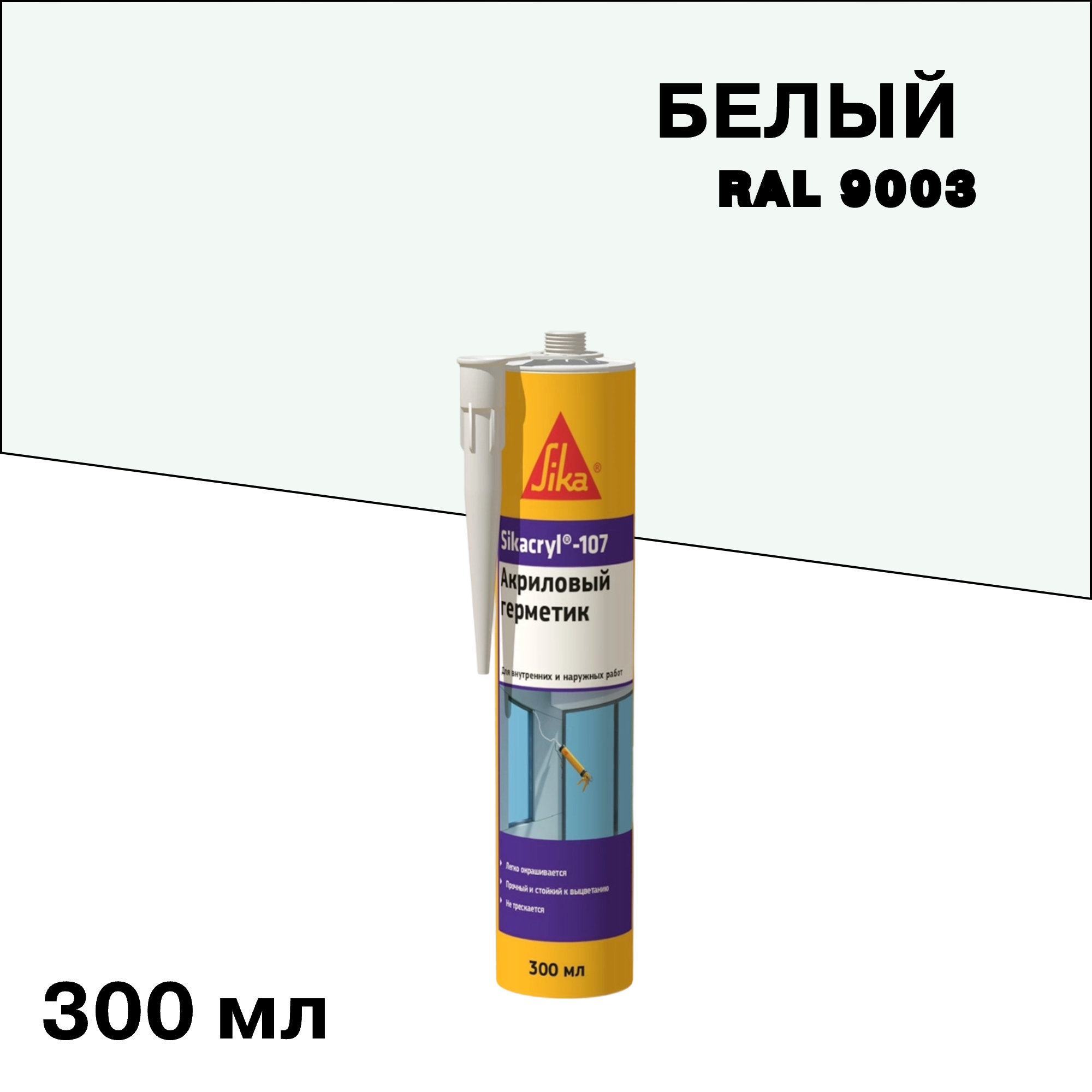 ���������� �������� ��������� ������������� Sika Sikacryl 107 ����� 300 ��  