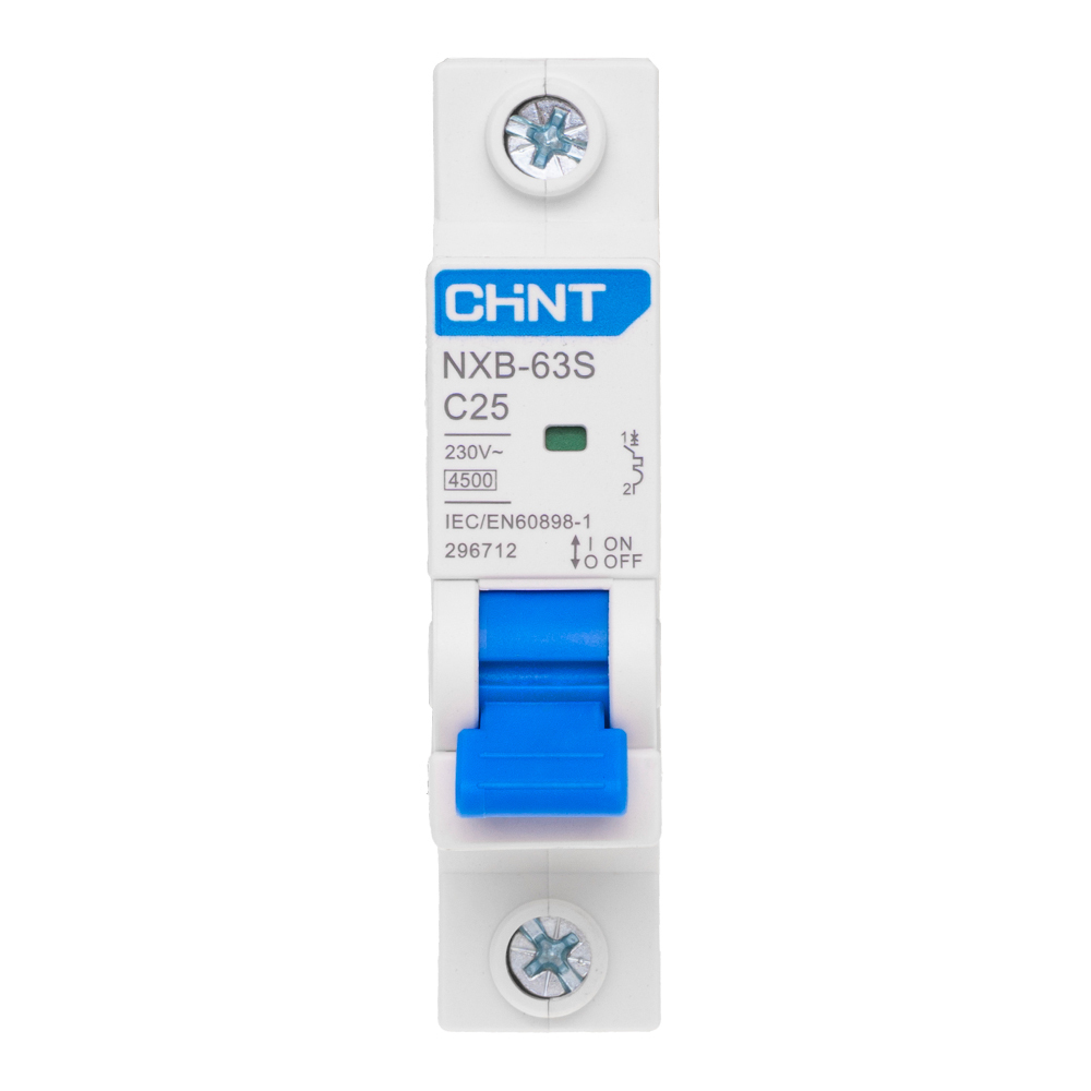 ���������� �������������� ����������� ��������� Chint NXB-63S 1P 25� ��� C 4,5 �� 230 � (296712 Chint)  