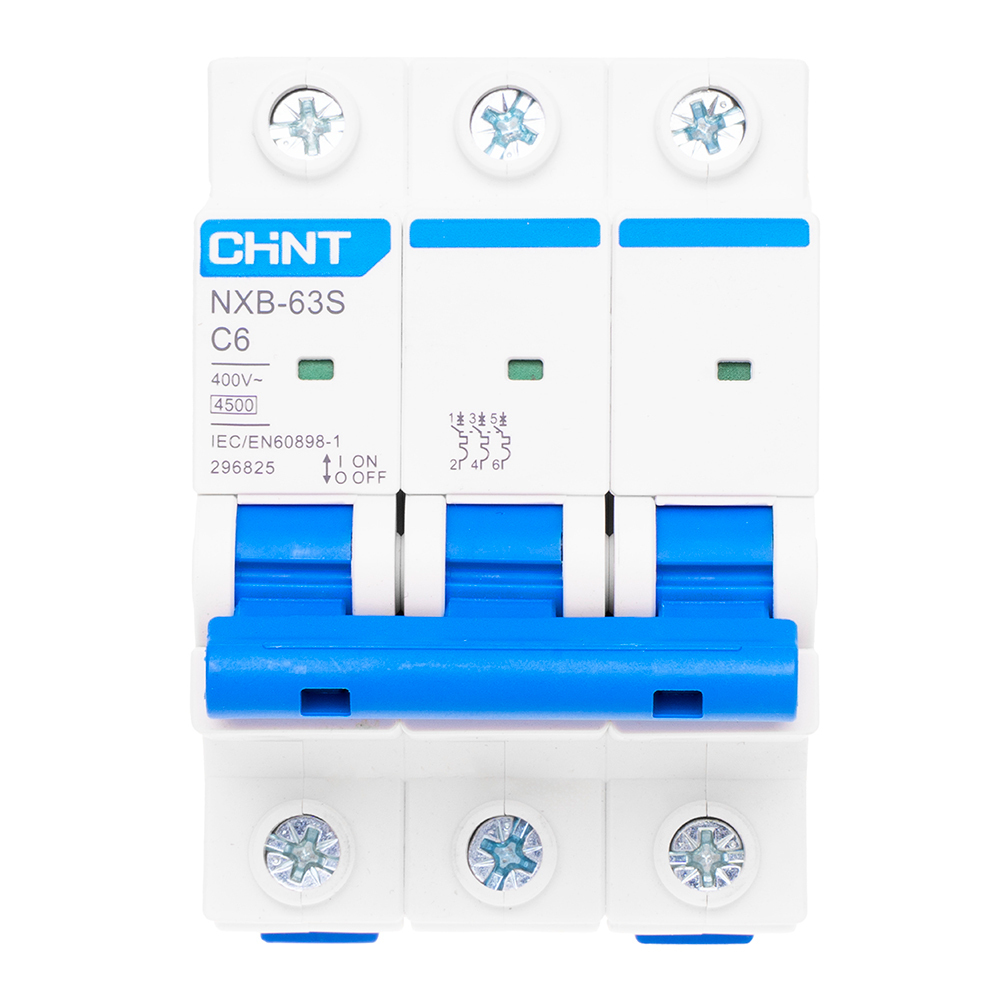 ���������� �������������� ����������� ��������� Chint NXB-63S 3P 6� ��� C 4,5 �� 400 � (296825)  
