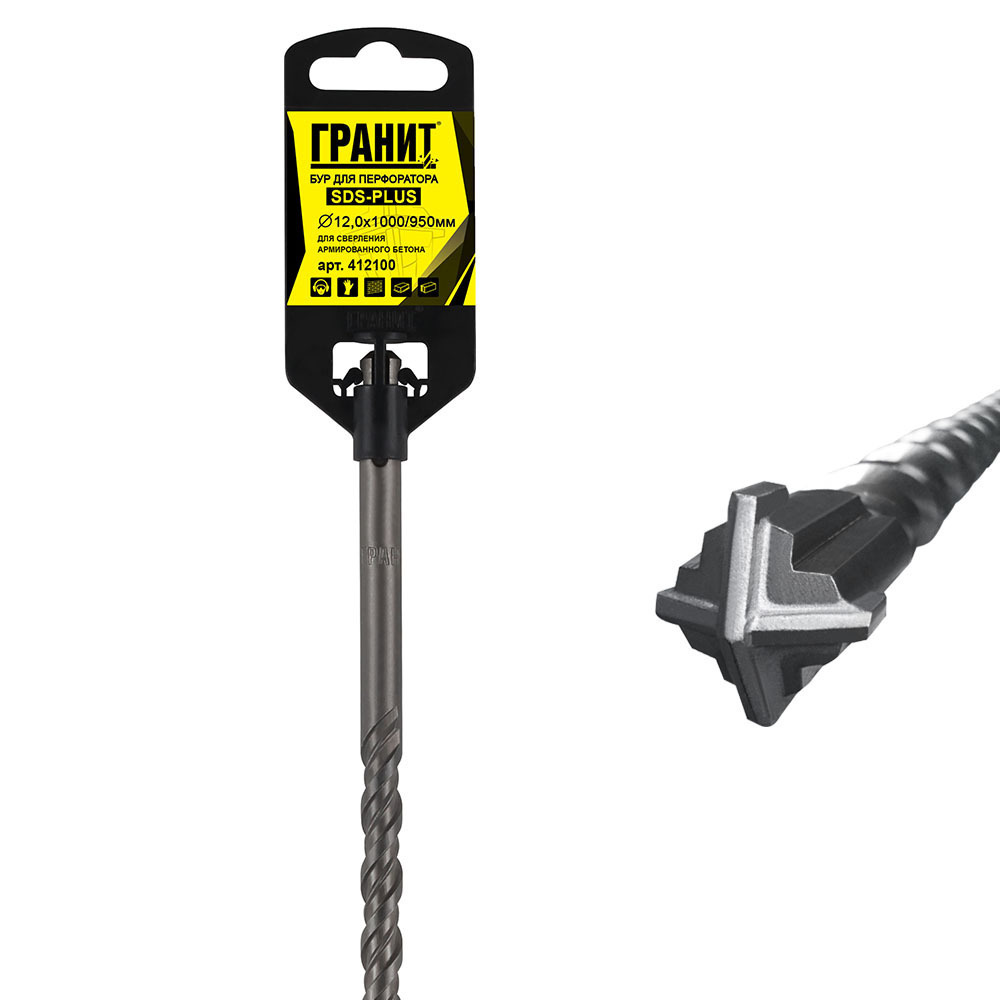 ���������� ��� SDS-plus ������ Quadro-X 12�1000 �� (412100)  