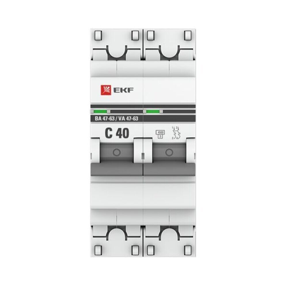���������� �������������� ����������� ��������� EKF PROxima �� 47-63N 2P 40� ��� C 4,5 �� 230 � (M634240C)  
