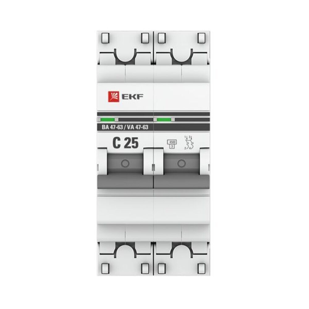 ���������� �������������� ����������� ��������� EKF PROxima �� 47-63N 2P 25� ��� C 4,5 �� 230 � (M634225C)  