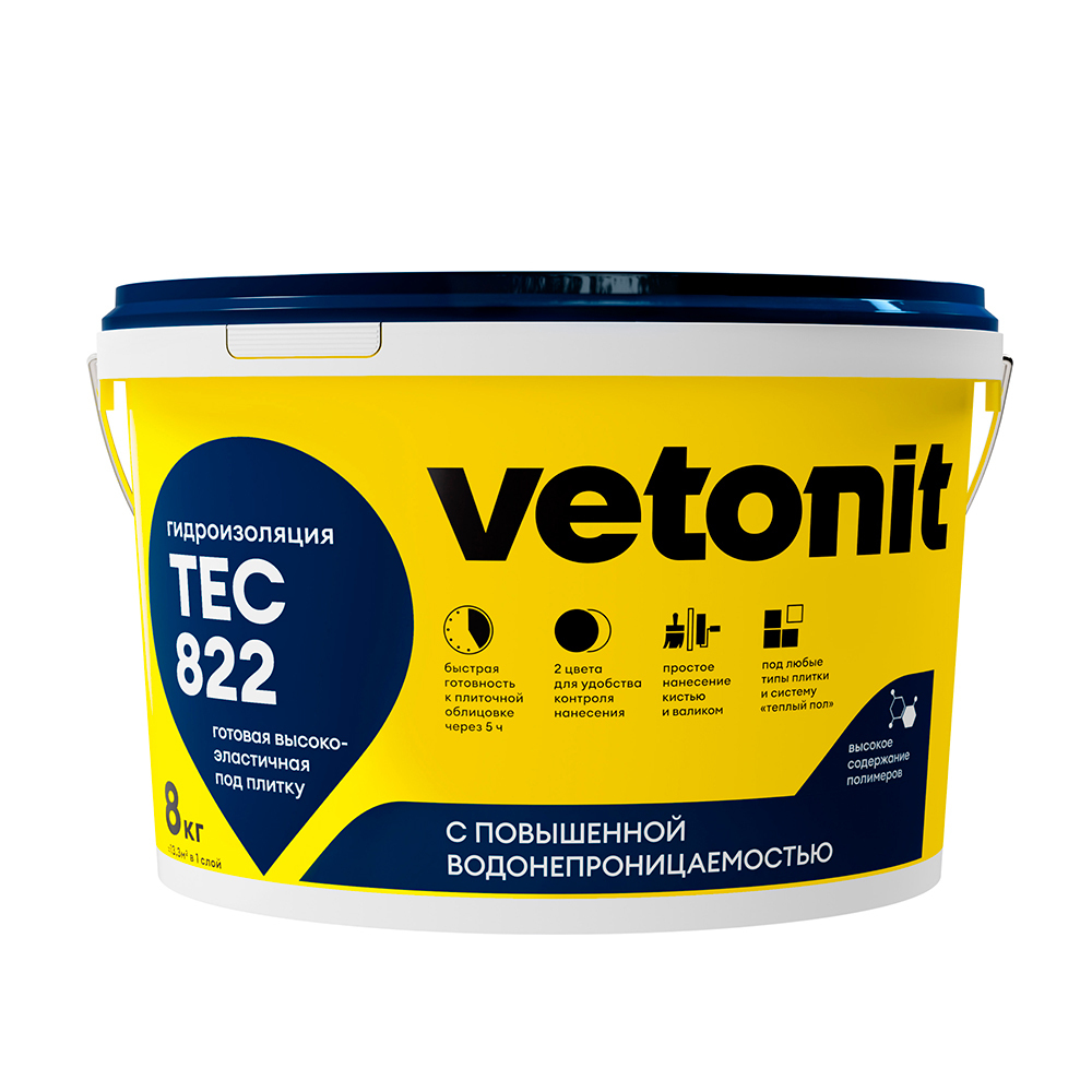 ���������� ������������� ��������� Vetonit Weber.tec 822 ������� 8 ��  