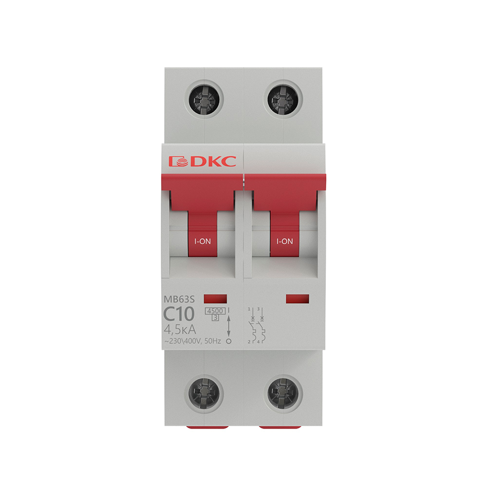 ���������� �������������� ����������� ��������� DKC Yon Max MD63S 2P 10� ��� C 4,5 �� 400 � (MD63S-2PC10)  