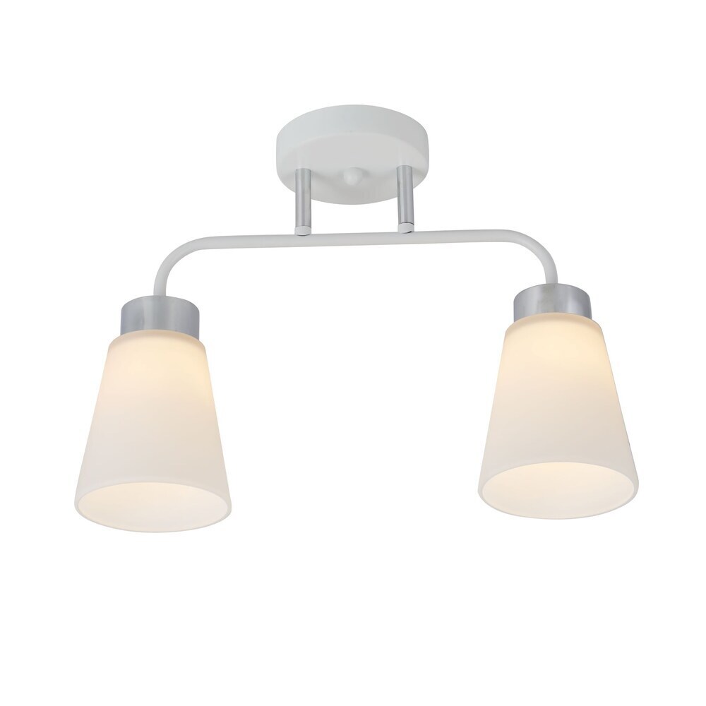 ���������� ������ ���������� Schaffner Fattore E27 80 �� 12 ��.� (4555-2 WH-CR)  