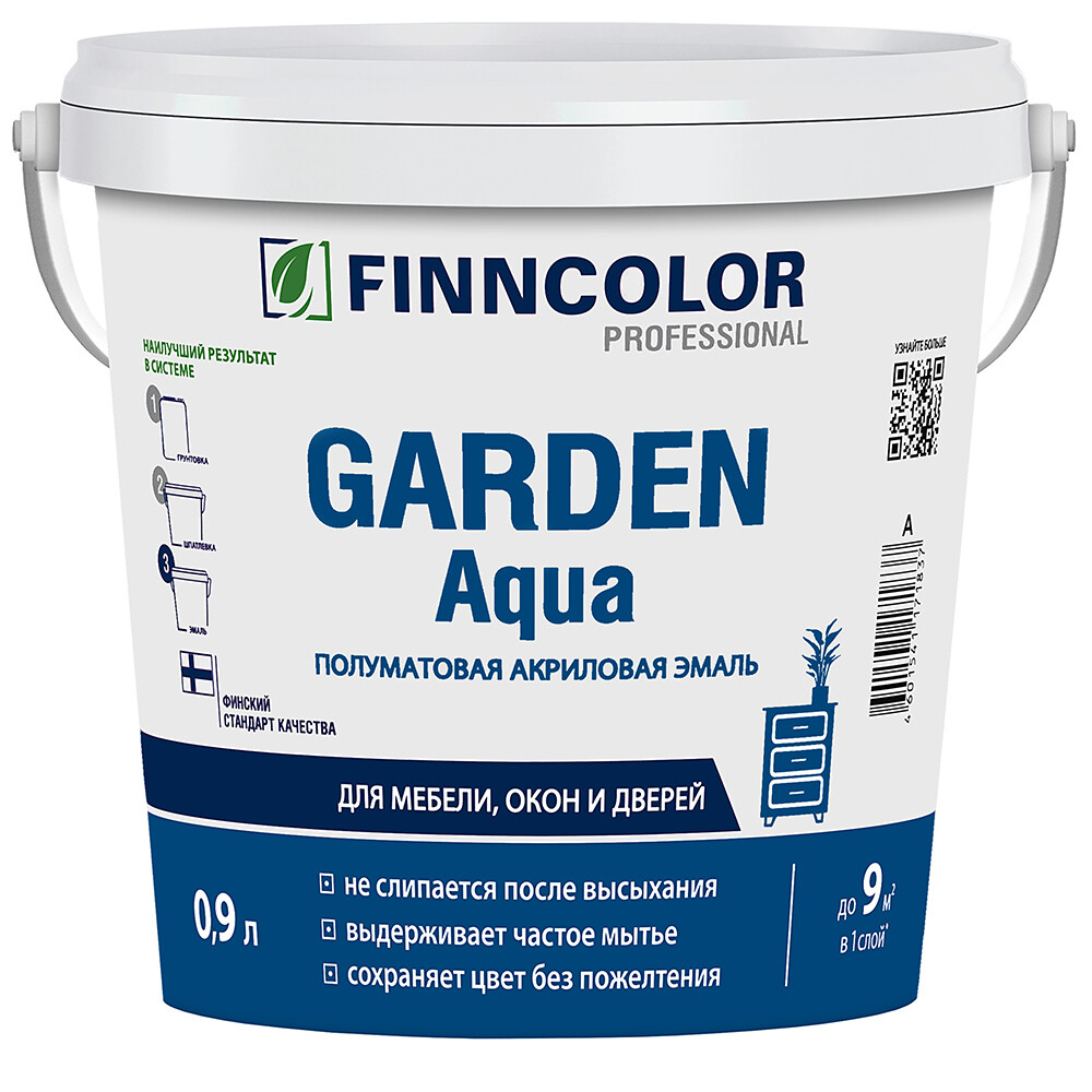 ���������� ����� ��� ���������� ����� ��������� Finncolor Garden Aqua ������ C ���������� ����������� 0,9 �  