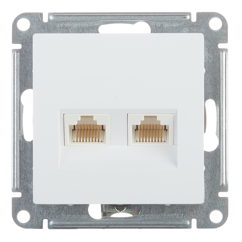 ���������� ������� ������������ Systeme Electric AtlasDesign ������������ ����� 2�RJ45 (ATN000185)  