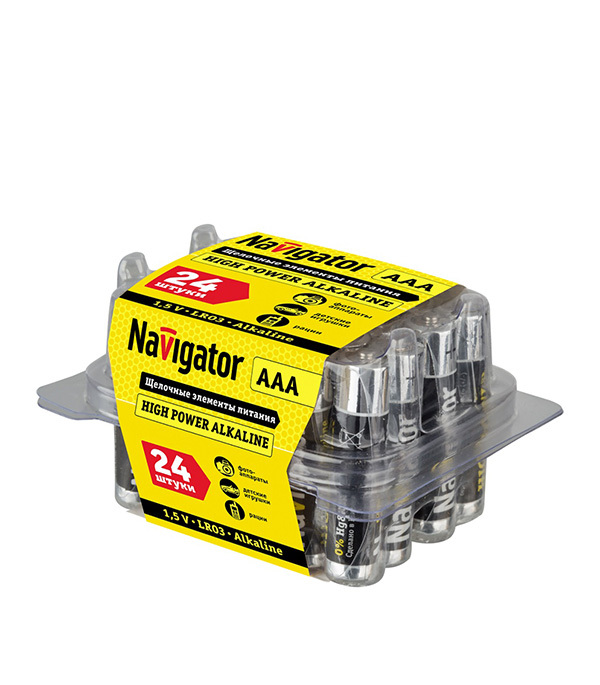 ���������� ��������� Navigator AAA ������������ LR03 1,5 � (24 ��.)  