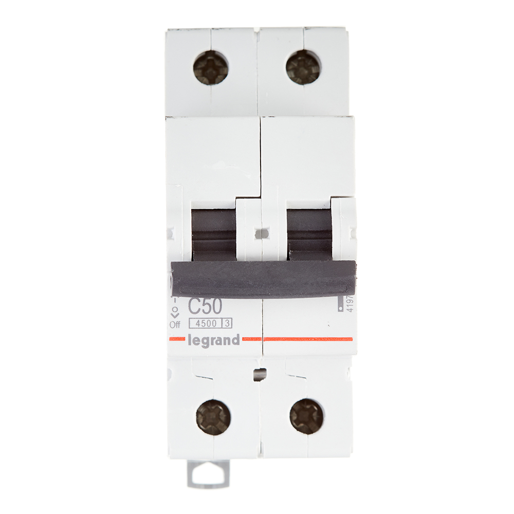 ���������� �������������� ����������� ��������� Legrand RX3 2P 50� ��� C 4,5 �� 230/400 � (419702)  