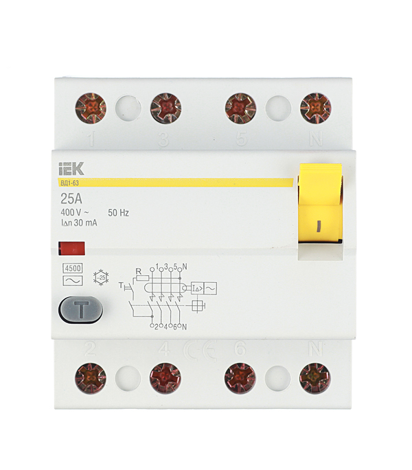 ���������� ��� IEK Karat ��1-63 25� 3P+N ��� AC 30 �� 4,5 �� (MDV10-4-025-030)  