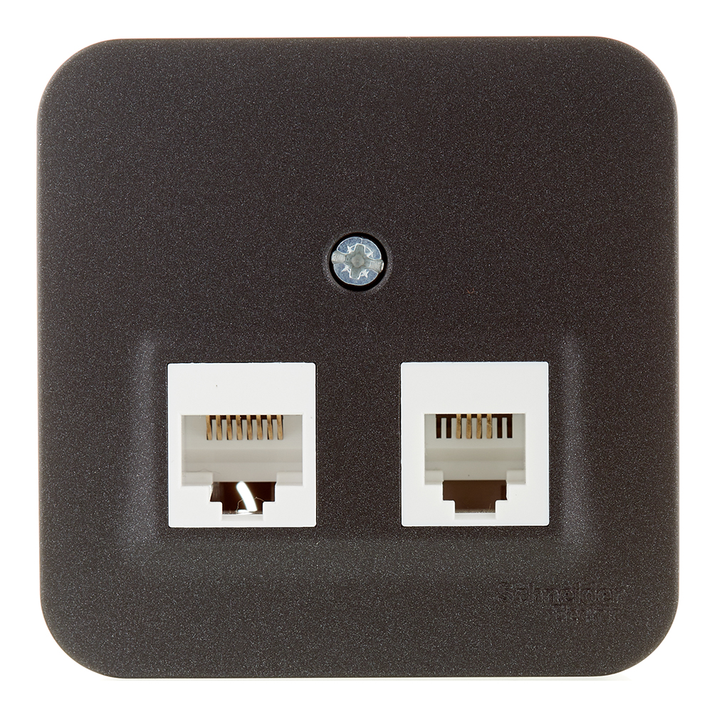 ���������� ������� ������������/ ���������� Systeme Electric Blanca ��������� �������� RJ11/ RJ45 (BLNIA045116)  