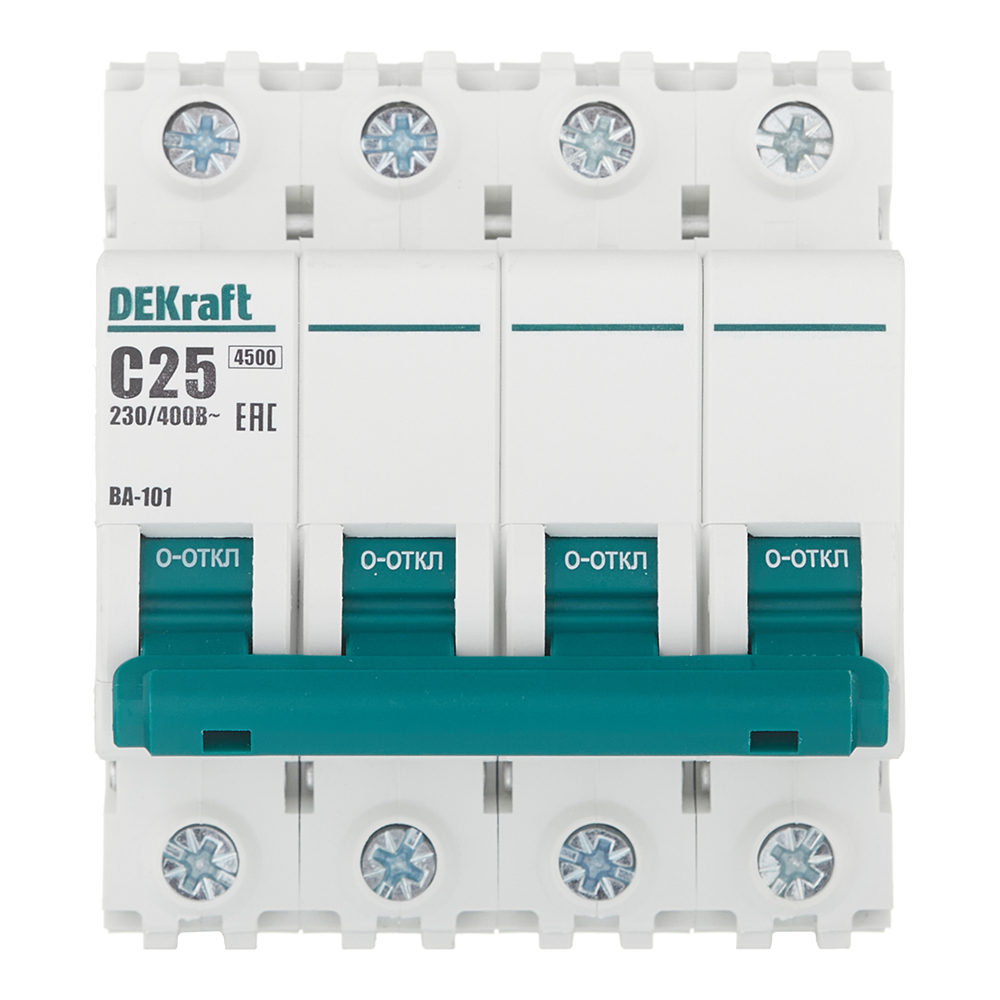 ���������� �������������� ����������� ��������� Dekraft BA-101 4� 25� ��� C 4,5 �� 230/400 � (11092DEK)  