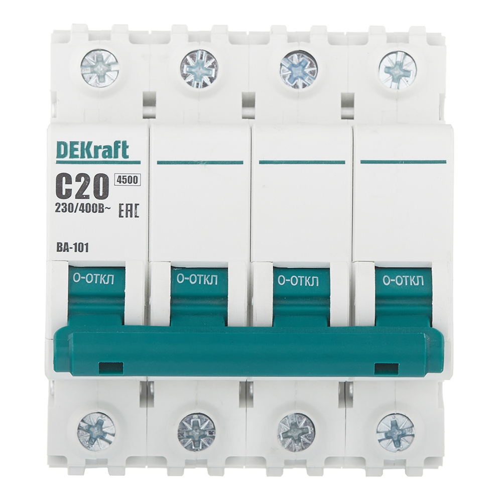 ���������� �������������� ����������� ��������� Dekraft BA-101 4� 20� ��� C 4,5 �� 230/400 � (11091DEK)  