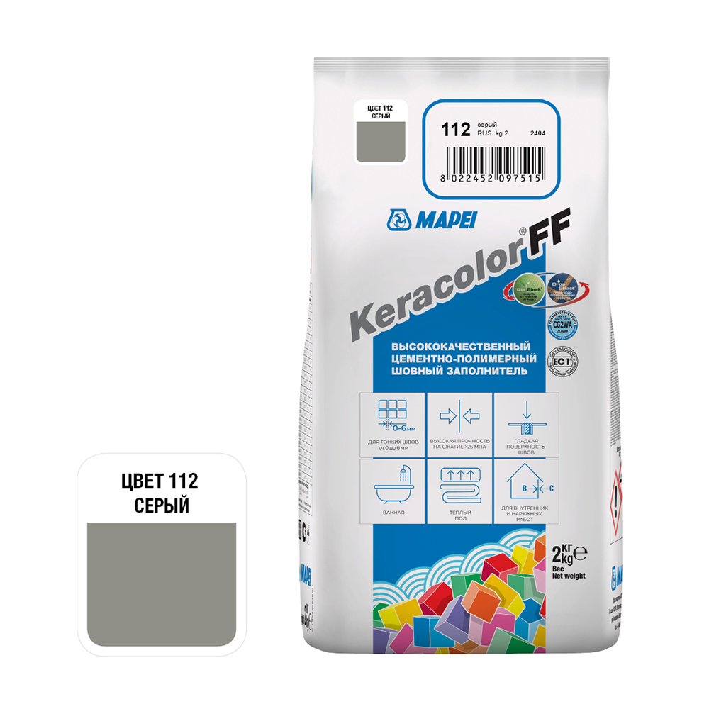 ���������� ������� ��������� Mapei Keracolor FF 112 ����� 2 ��  
