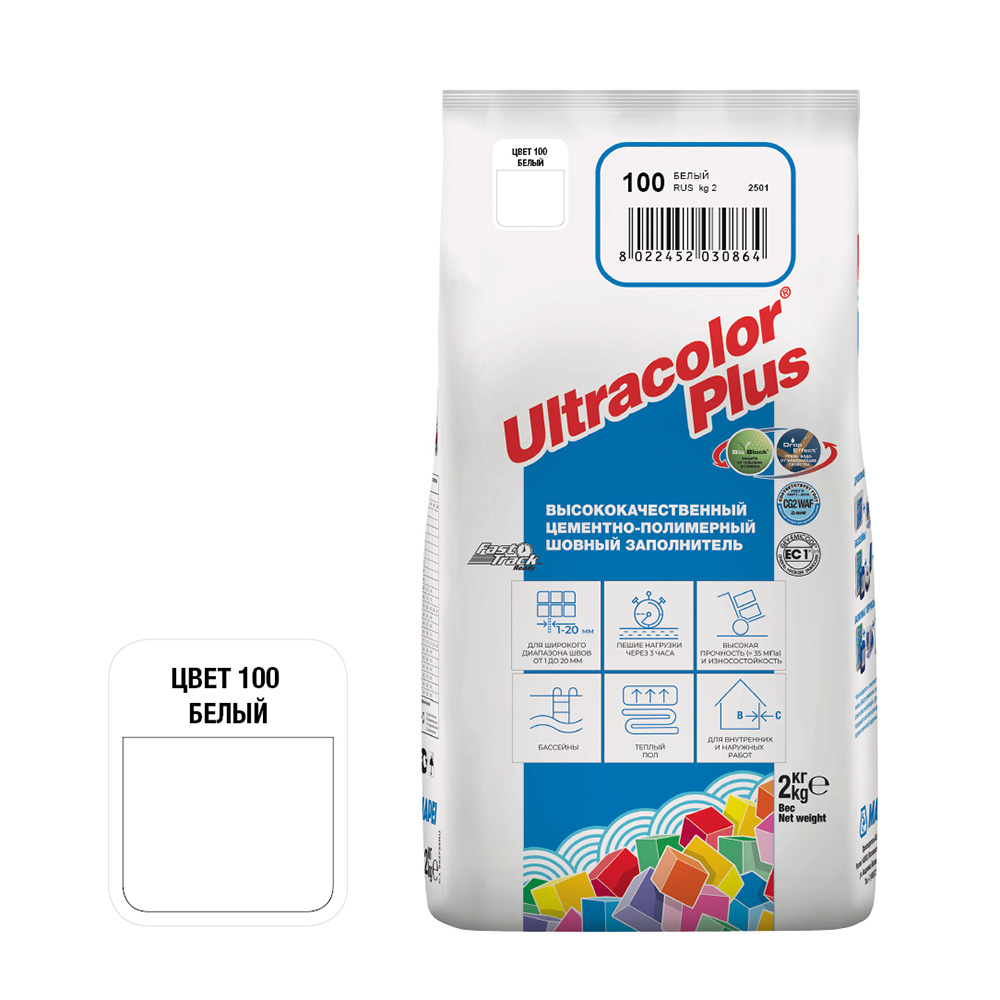 ���������� ������� ��������� Mapei Ultracolor Plus 100 ����� 2 ��  