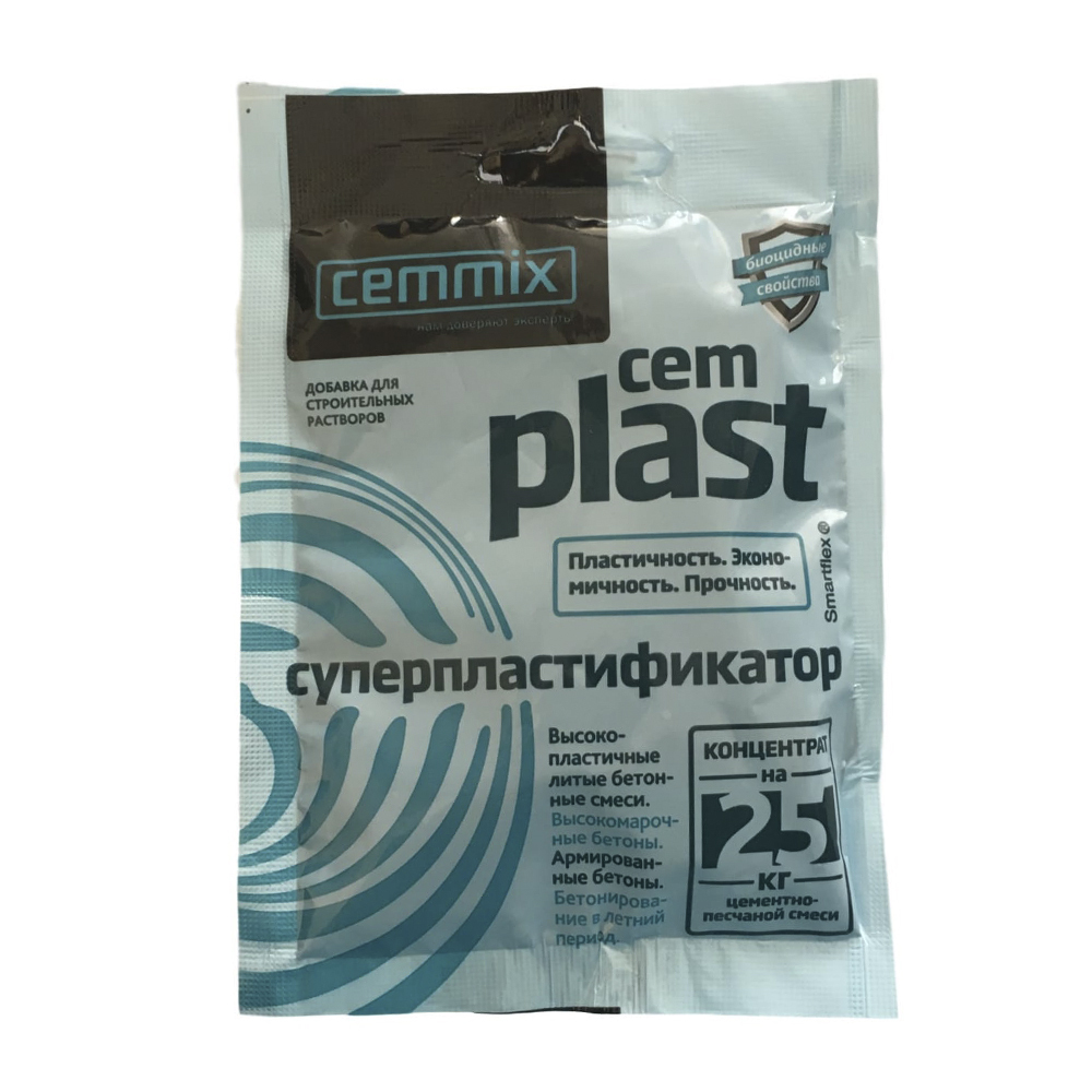 ���������� ������� ������������������ ��� ������� � ��������� CemMix CemPlast ���������� ���� 50 ��  