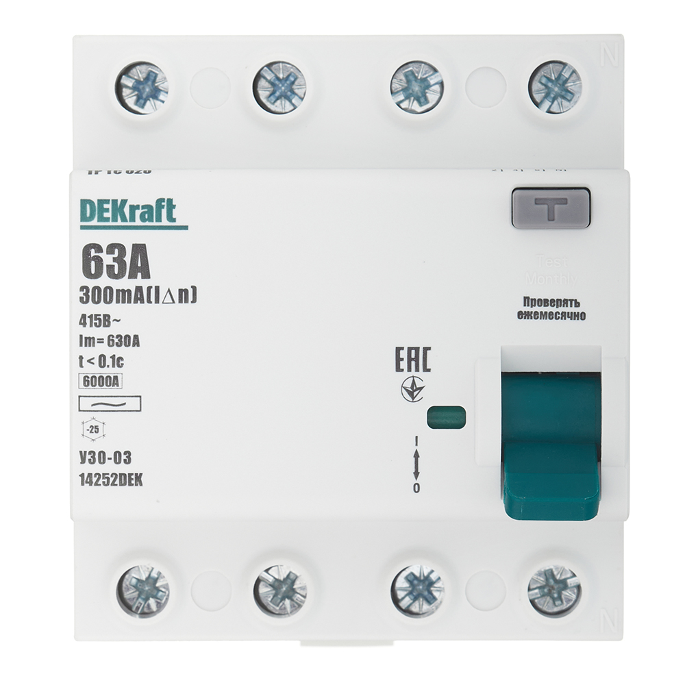 ���������� ��� Dekraft ���-03 63� 3P+N ��� AC 300 �� 6 �� ���������� (14252DEK)  