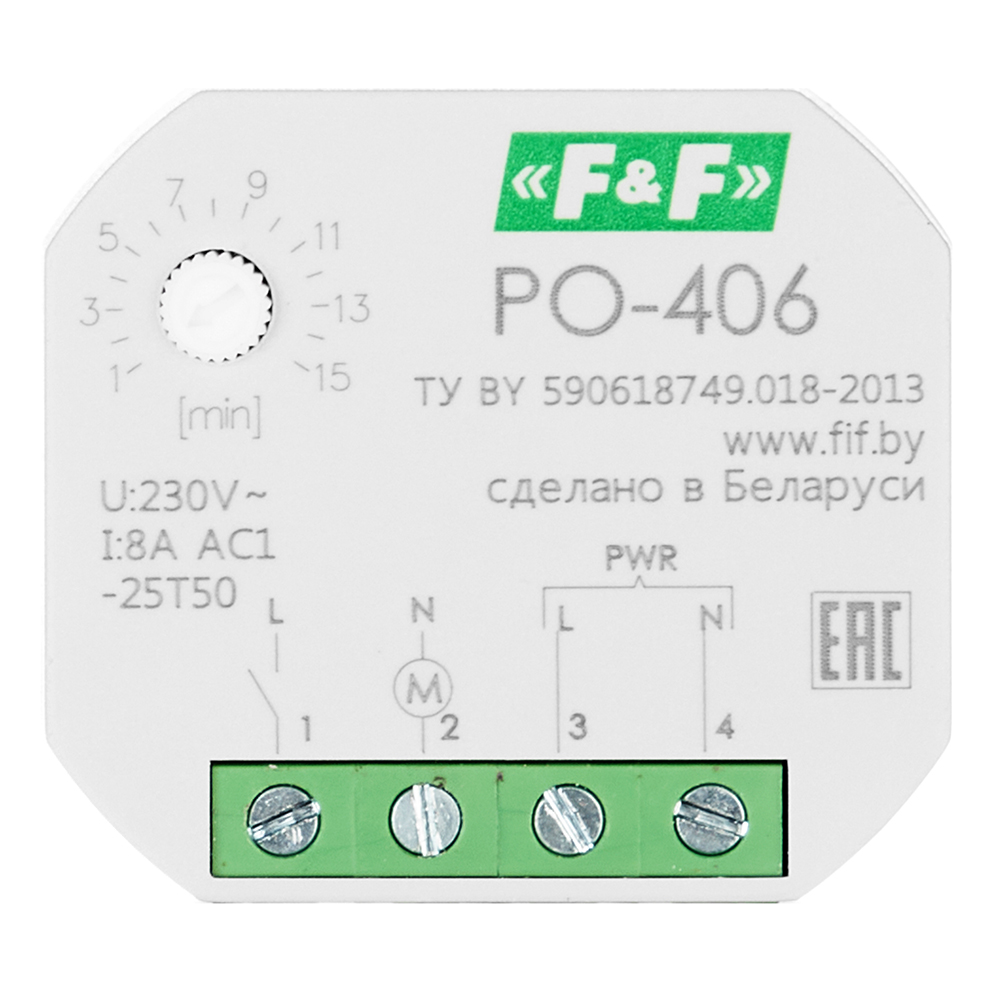 ���������� ���� ������� �������������� PO-406 220 � 8 � ��� AC 1��  