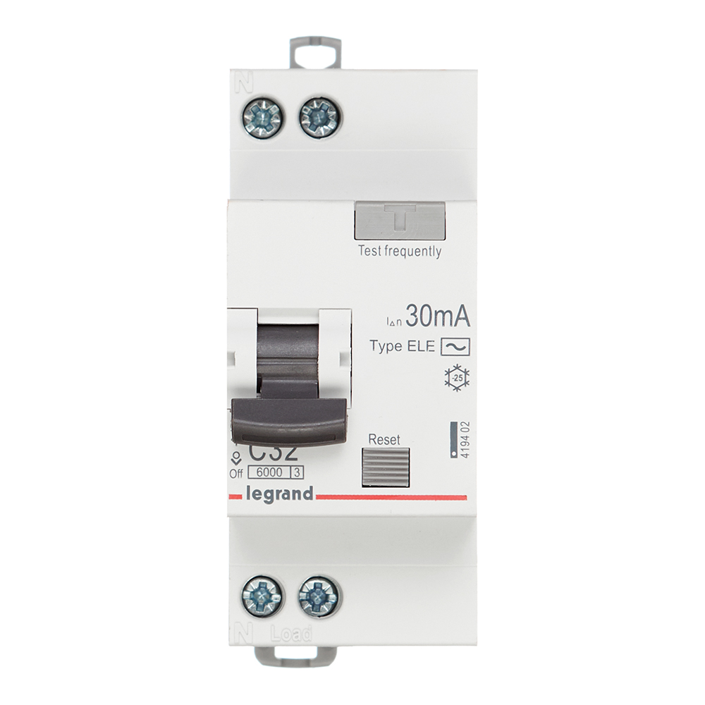 ���������� ������� ���������������� Legrand RX3 32� 1P+N ��� AC 30 �� 6 �� (419402)  