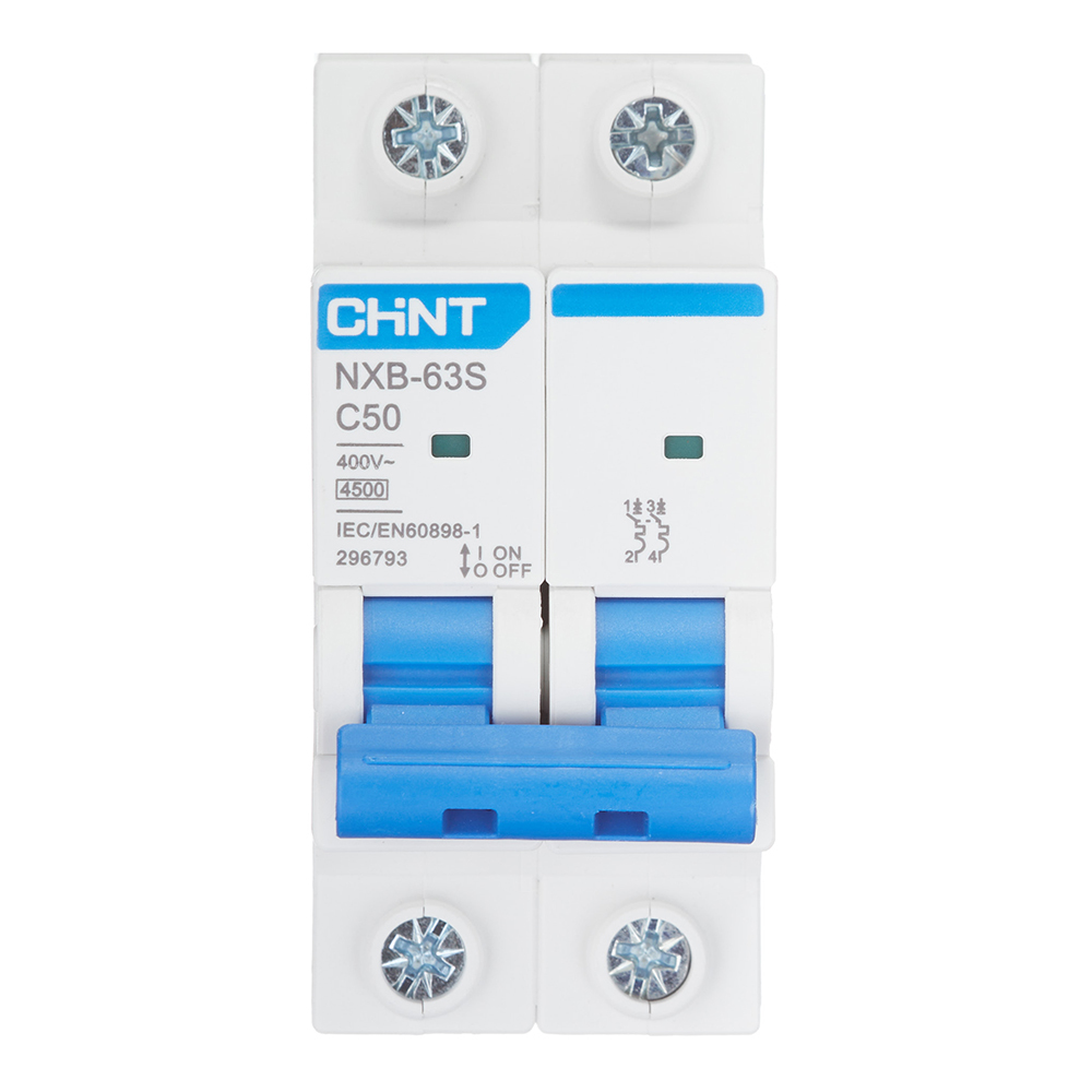 ���������� �������������� ����������� ��������� Chint NXB-63S 2P 50� ��� C 4,5 �� 400 � (296793 Chint)  