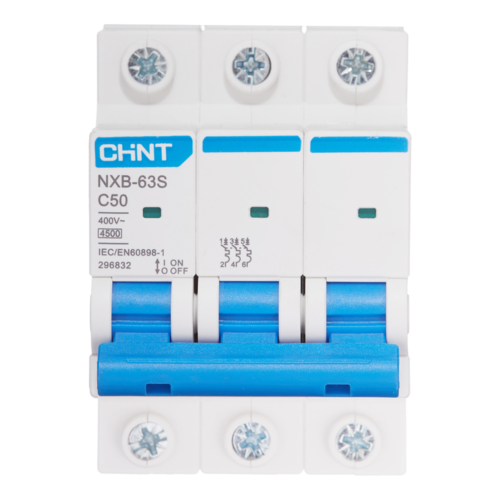 ���������� �������������� ����������� ��������� Chint NXB-63S 3P 50� ��� C 4,5 �� 400 � (296832 Chint)  