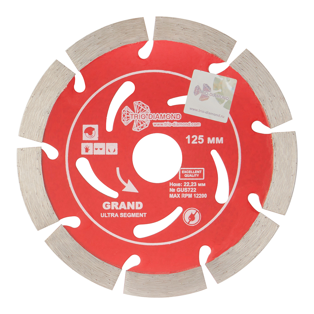 ���������� ���� �������� �� ������ Trio-Diamond Grand Ultra Segment 125�22,2�2 �� ���������� ����� ��� (GUS722)  
