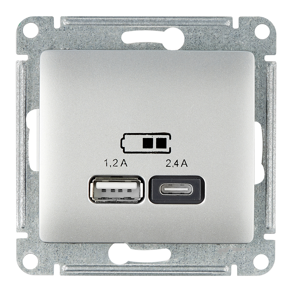 ���������� ������� USB Systeme Electric Glossa ������������ �������� USB-A/ Type-C (GSL000339)  