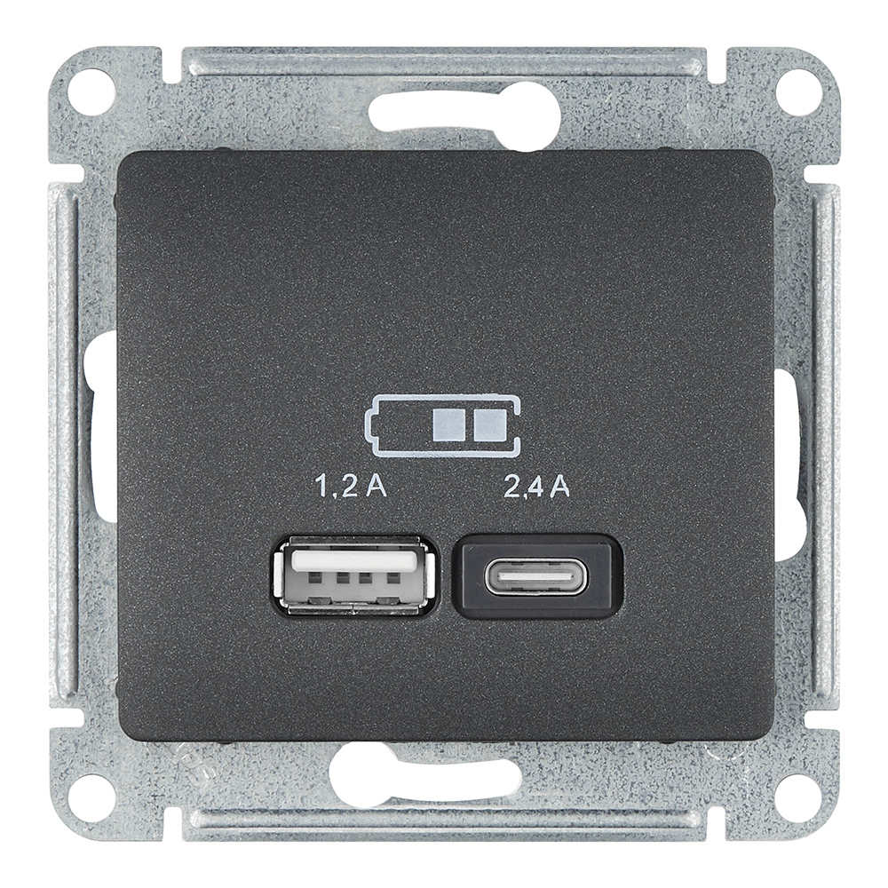 ���������� ������� USB Systeme Electric Glossa ������������ �������� USB-A/ Type-C (GSL000739)  