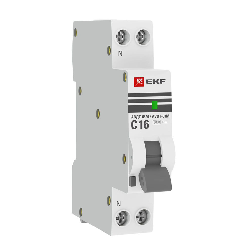 ���������� ������� ���������������� EKF PROxima ����-63� 16� 1P+N ��� AC 30 �� 6 �� (DA63M-16-30)  
