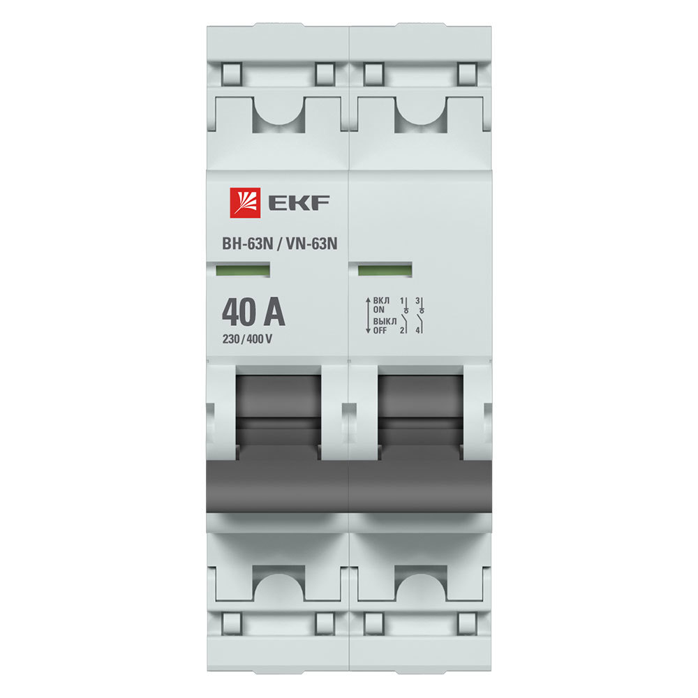 ���������� ����������� �������� EKF PROxima ��-63N 2� 40� 230 � �� DIN-����� (S63240)  