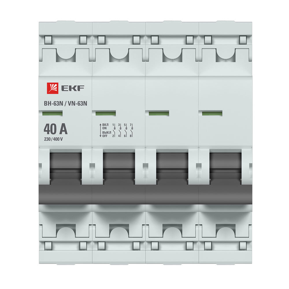 ���������� ����������� �������� EKF PROxima ��-63N 4� 40� 400 � �� DIN-����� (S63440)  