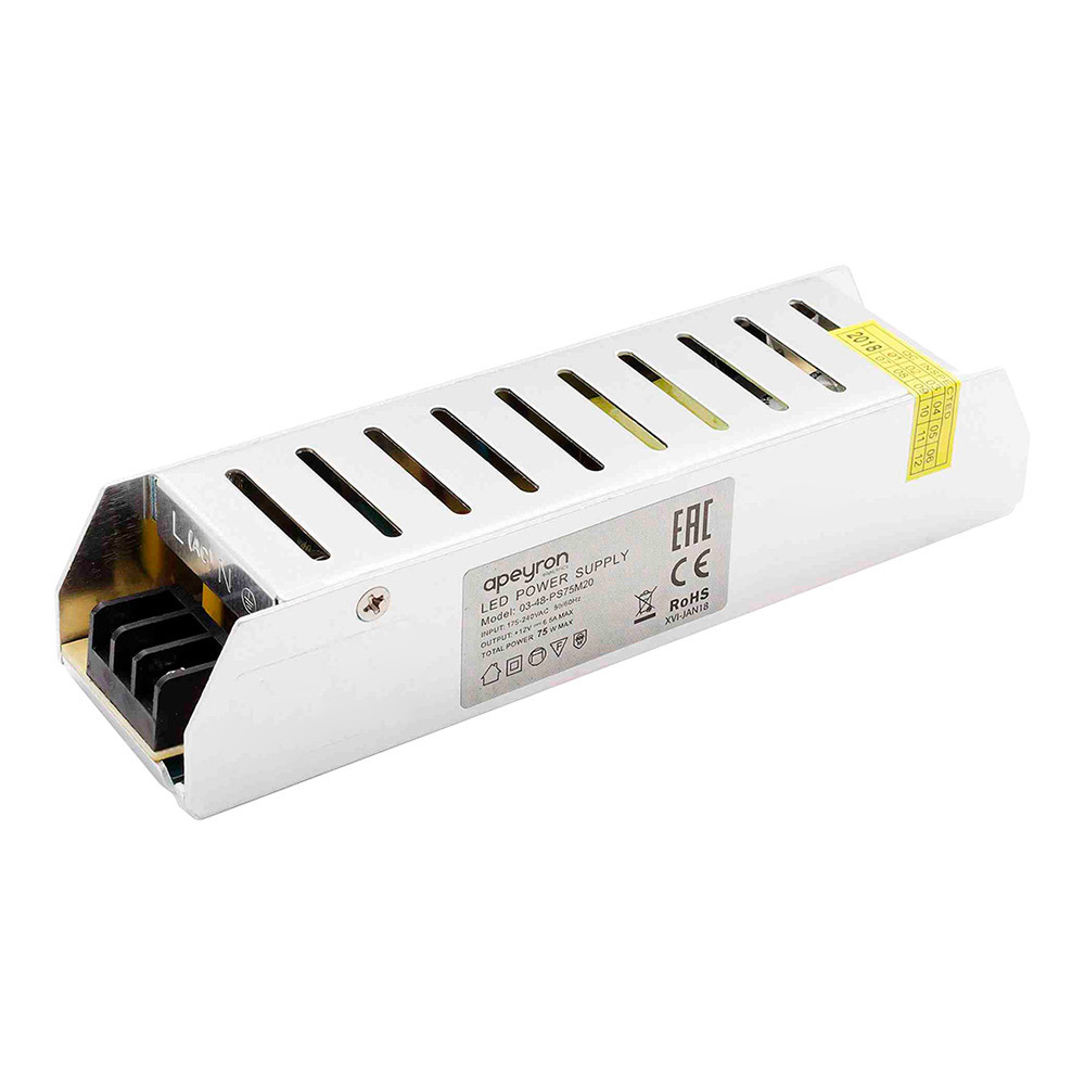 ���������� ���� ������� ��� ������������ ����� Apeyron 220/12 � 75 �� IP20 (03-48)  