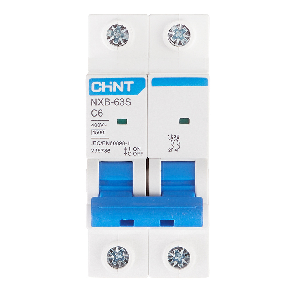 ���������� �������������� ����������� ��������� Chint NXB-63S 2P 6� ��� C 4,5 �� 400 � (296786)  