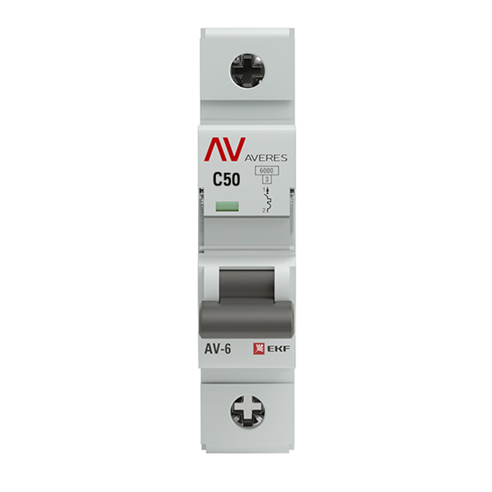 ���������� �������������� ����������� ��������� EKF Averes AV-6 1� 50� ��� C 6 �� 230 � (mcb6-1-50C-av)  