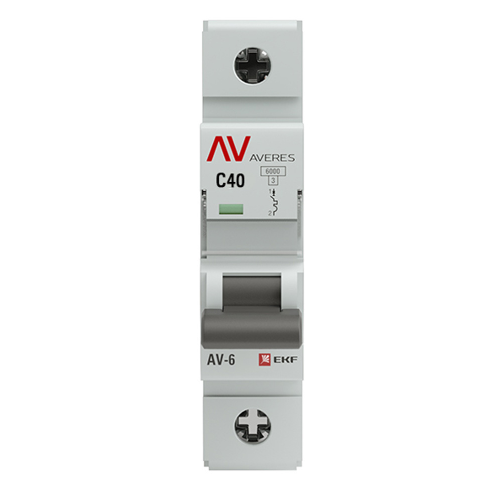 ���������� �������������� ����������� ��������� EKF Averes AV-6 1� 40� ��� C 6 �� 230 � (mcb6-1-40C-av)  