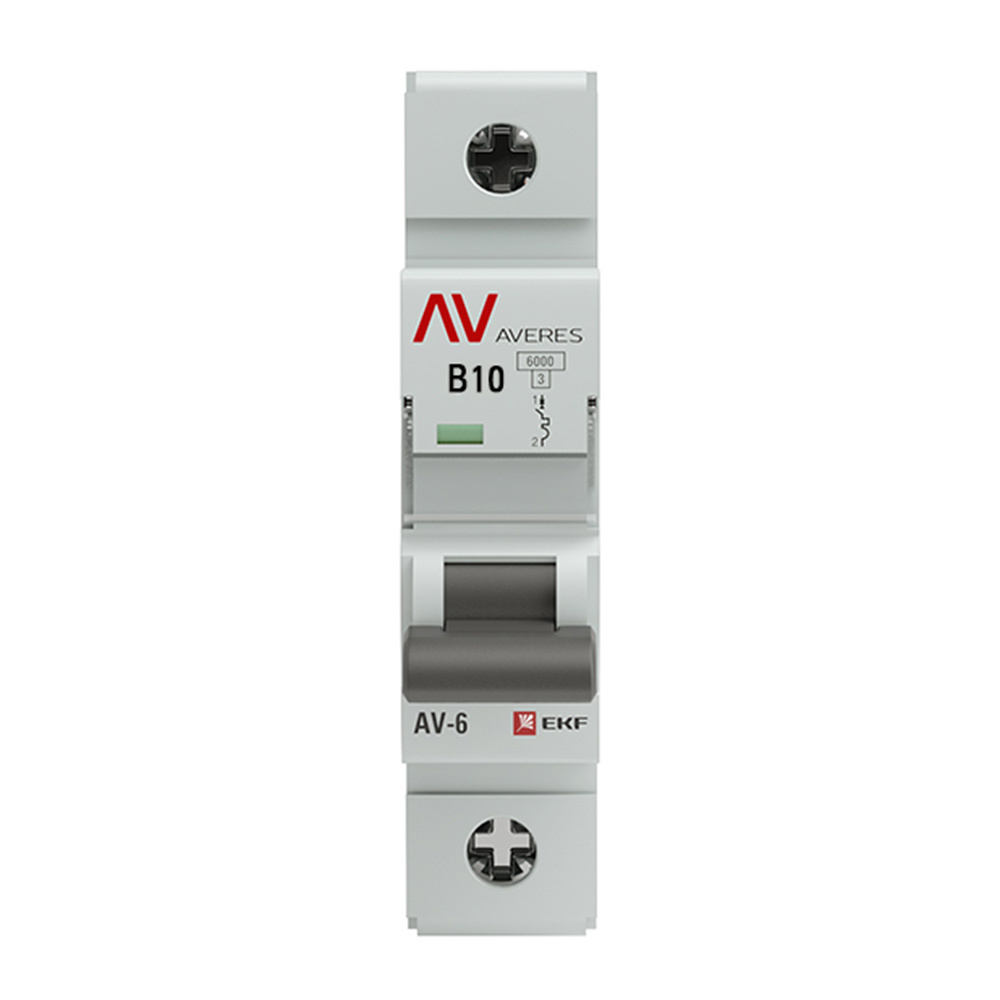 ���������� �������������� ����������� ��������� EKF Averes AV-10 1� 10� ��� B 6 �� 230 � (mcb6-1-10B-av)  
