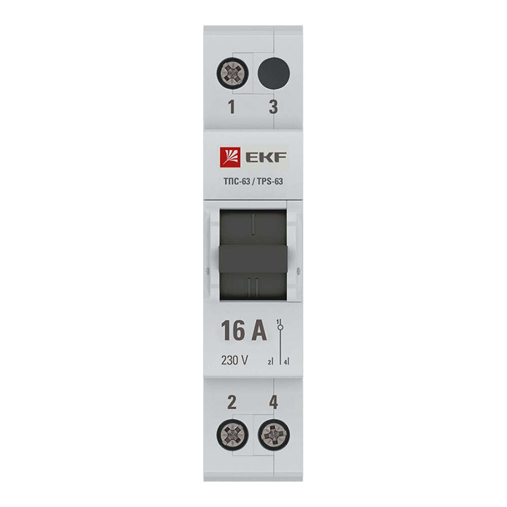 ���������� ��������������� ������������� EKF PROxima ���-63 1� 16� 230 � �� DIN-����� (TPS116)  