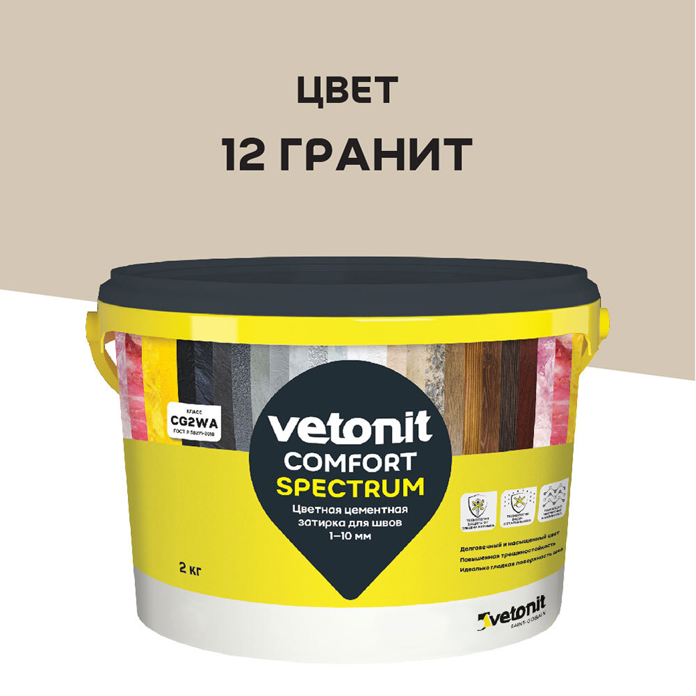 ���������� ������� ��������� Vetonit Comfort Spectrum 12 ������ 2 ��  